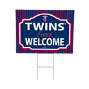 Minnesota Twins Yard Sign, "Fans Welcome"