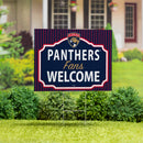 Florida Panthers Yard Sign, "Fans Welcome"
