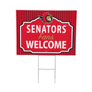 Ottawa Senators Yard Sign, "Fans Welcome"