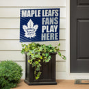 Toronto Maple Leafs Yard Sign "Fans Play Here"