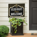 Las Vegas Golden Knights Yard Sign, "Fans Welcome"