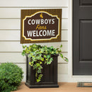 University of Wyoming Yard Sign, "Fans Welcome"