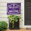 Kansas State University Yard Sign, "Fans Welcome"