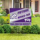 Texas Christian University Yard Sign, Future Student