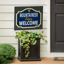 West Virginia University Yard Sign, "Fans Welcome"