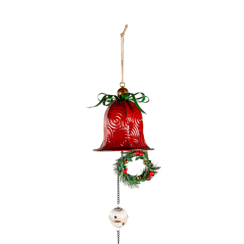 Red Christmas Bell Hanging Garden Décor,48m004