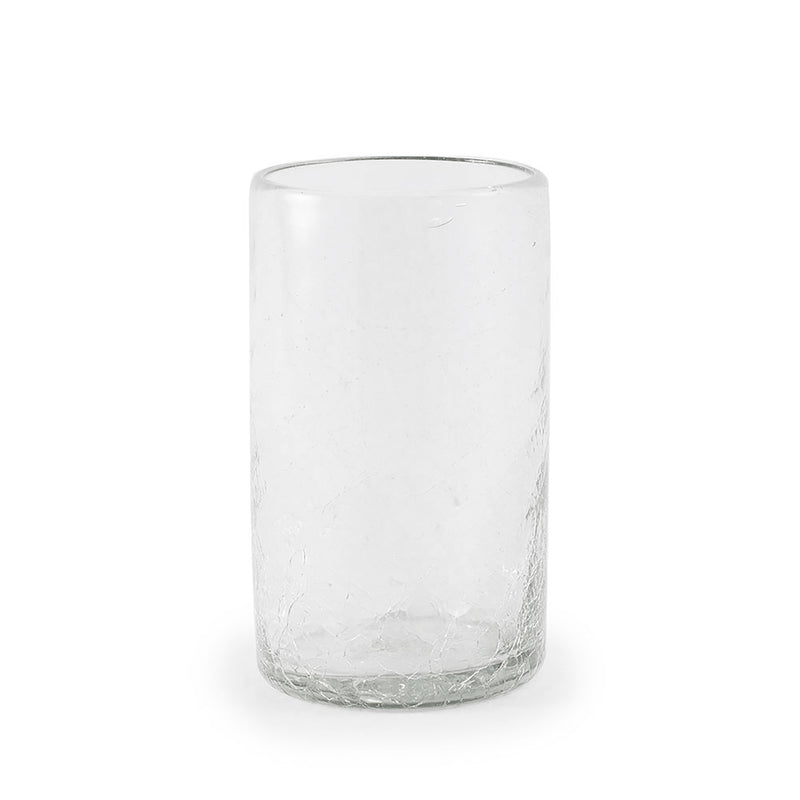 Maya Clear Recycled Glass Vase 7" - Short,491569073