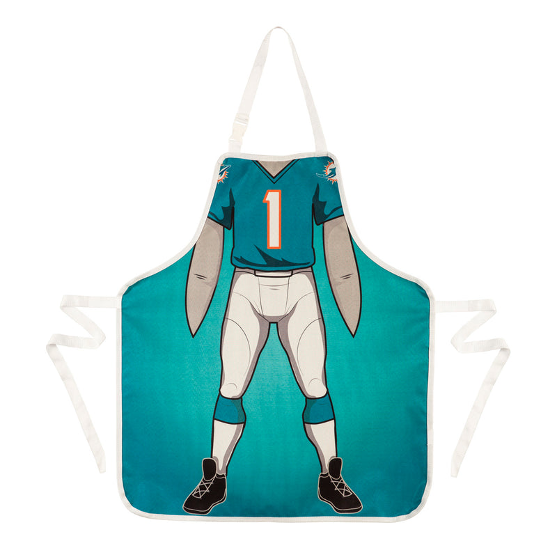 Miami Dolphins, Double Side Apron,4ap3816ds