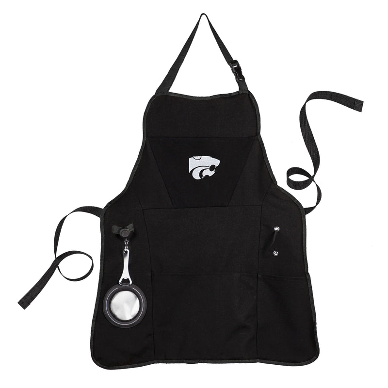 Evergreen Home Accents,Grill Apron, Black, Kansas State University,26x30x0.3 Inches