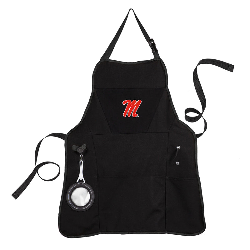 Grill Apron, Black, University of Mississippi,4ap959ga