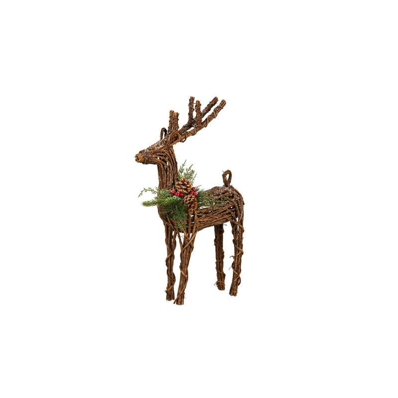 22" Woven Reindeer Décor,4fl207