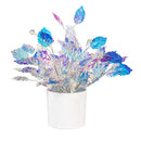 Season to Sparkle Faux Floral Table Decor Artificial Iridescent Floral in Pot,13"H