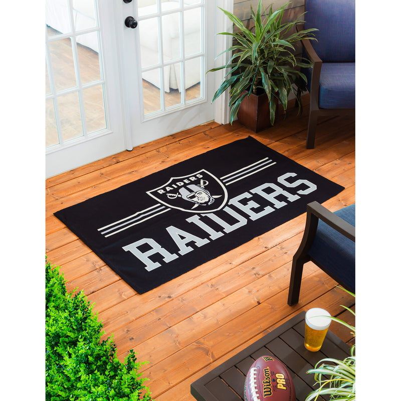 Las Vegas Raiders, Indoor/Outdoor Rug 3x5,4ir3822