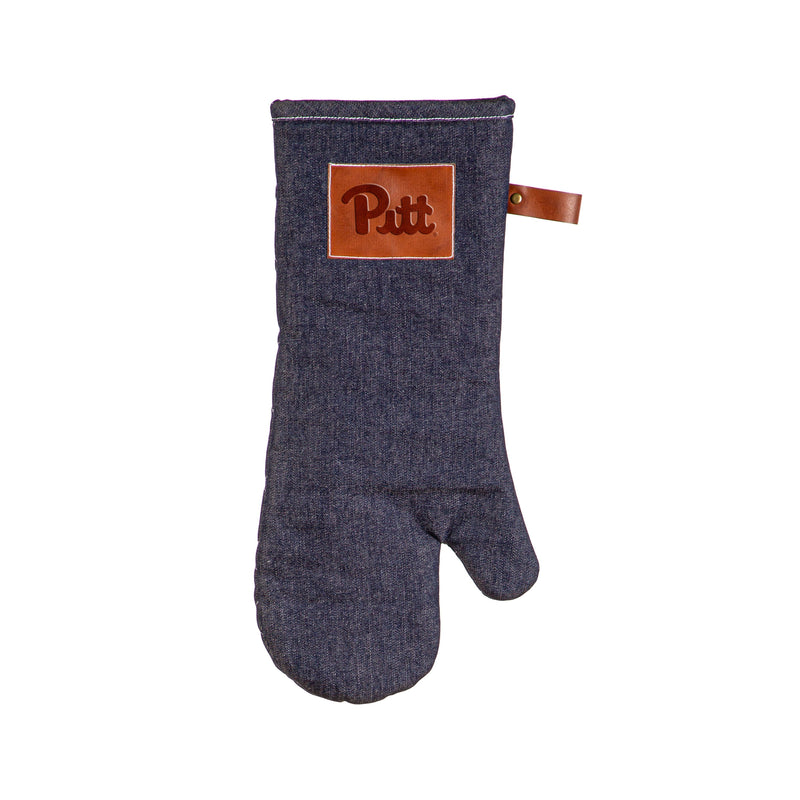 Oven Mitt, Denim,  University of Pittsburgh,4omd961