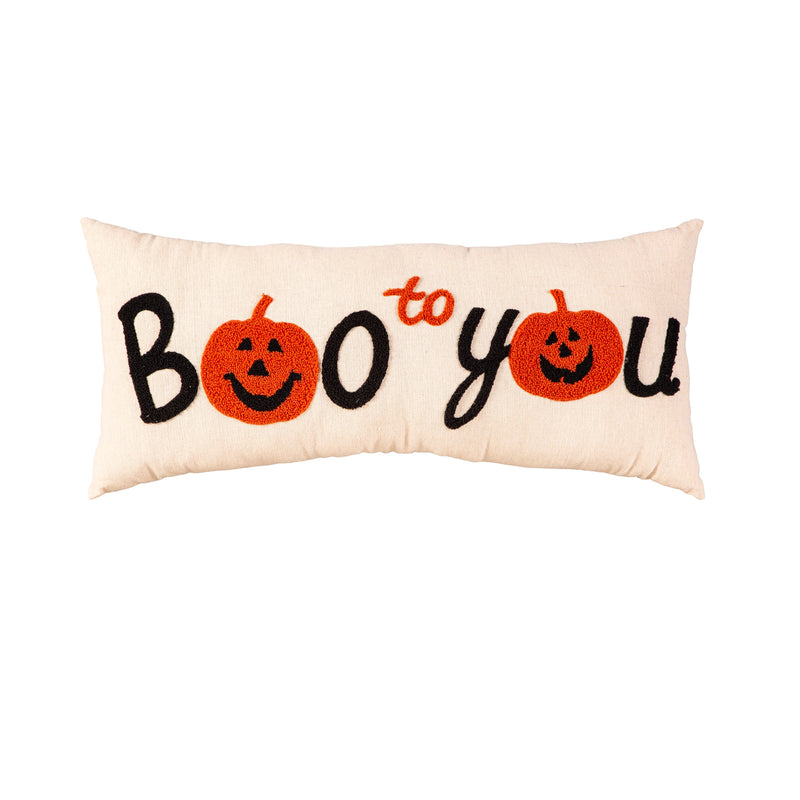 25" x 8" Boo to You Lumbar Pillow,4p55875