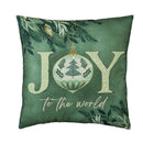 Greenery Joy To The World Pillow Cover