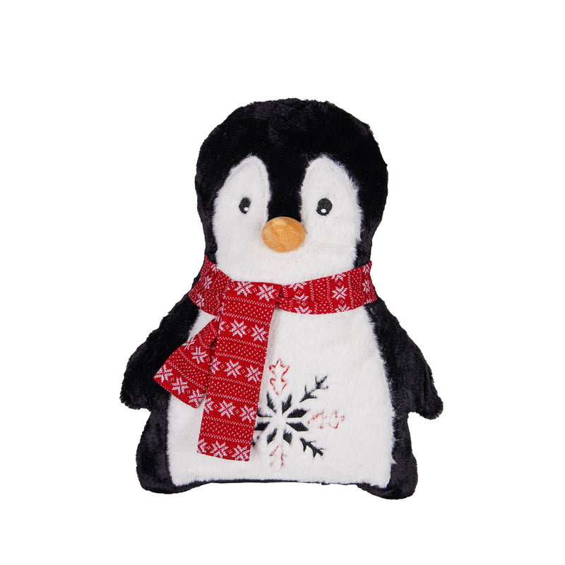 18" Shaped Pillow, Penguin,4sp40001