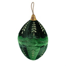 Shades of Green Throw Pillow Ornament Shaped Pillow, 8.25"L x 13"H