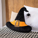 Witch Hat with Spider Shaped Pillow, 20"H