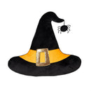 Witch Hat with Spider Shaped Pillow, 20"H