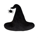 Witch Hat with Spider Shaped Pillow, 20"H