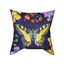 Butterfly Garden 18" Interchangeable Pillow Cover