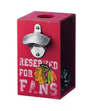 Bottle Opener Cap Caddy, Chicago Blackhawks