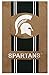 Flag, Burlap, Reg, Michigan State University