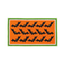 Indoor/Outdoor Halloween Bats Hooked Polypropylene Accent Rug 24"x42"