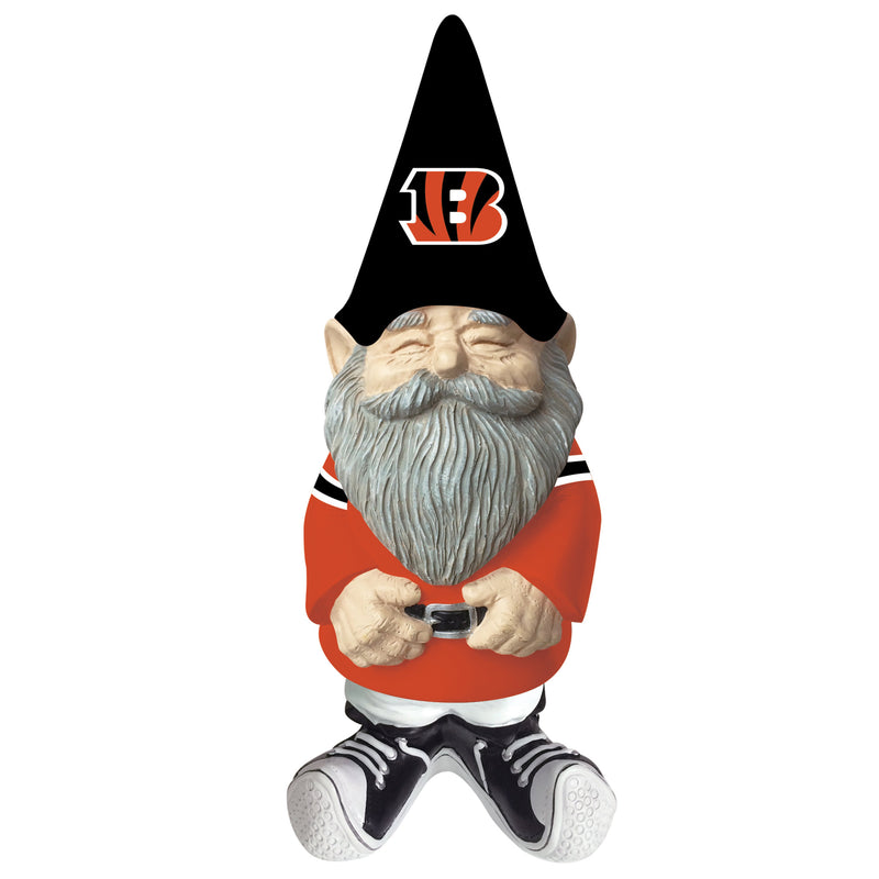 Evergreen Statuary,Cincinnati Bengals, Garden Gnome,4.75x4x11.25 Inches