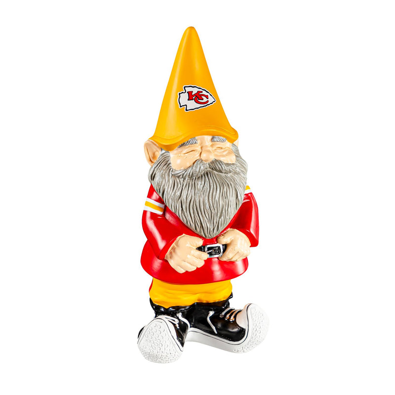 Evergreen Statuary,Kansas City Chiefs, Garden Gnome,4.75x4x11.25 Inches