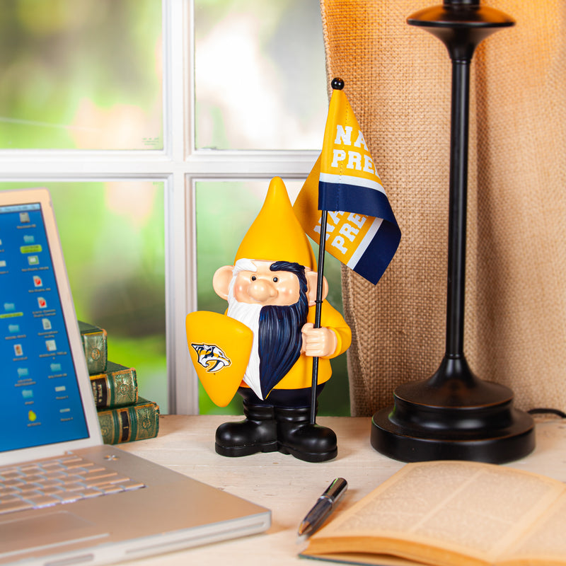 Nashville Predators, Flag Holder Gnome,544365fhg