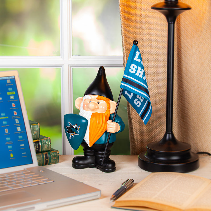 San Jose Sharks, Flag Holder Gnome,544373fhg