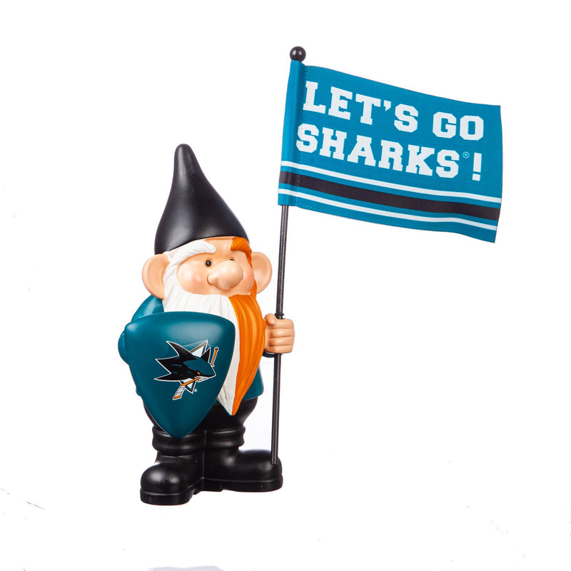 San Jose Sharks, Flag Holder Gnome,544373fhg