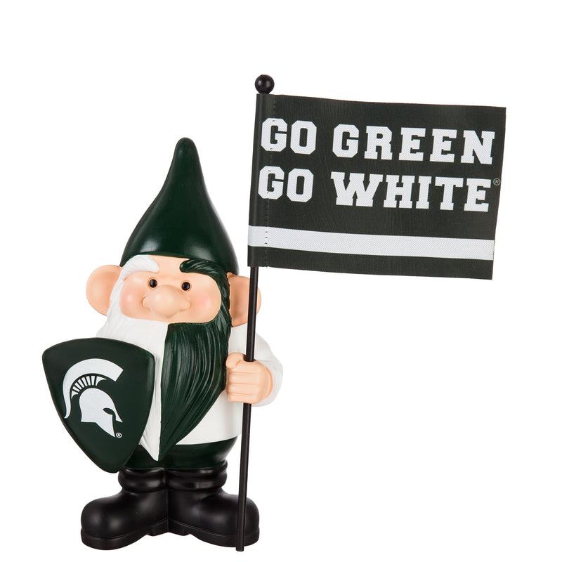 Michigan State University, Flag Holder Gnome,54971fhg