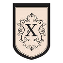 Flag,Applique,Gar,Monogram "X"