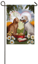 FOR MY VALENTINE Garden Suede Flag