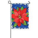 Garden Sub Suede Poinsettia Flag