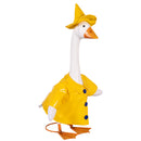 Giddy the Goose 21-inch metal porch statue with Raincoat outfit; goose and outfit included | TDSPBGS25
