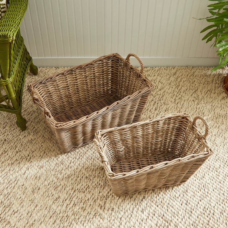 NAPA Home & Garden, NORMANDY LAUNDRY BASKETS, SET OF 2,6510GY