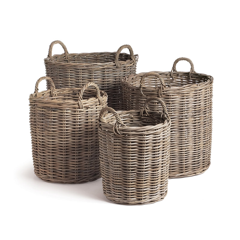 Napa Home Garden, NORMANDY ROUND BASKET ,SET OF 4,6512gy