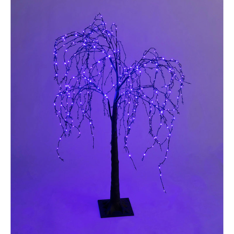 Indoor/Outdoor Electric Lighted Weep Willow Tree, 4' Tall,65p87