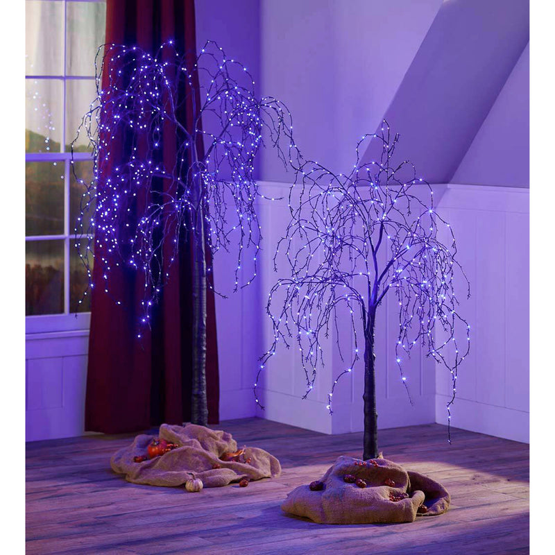 Indoor/Outdoor Electric Lighted Weep Willow Tree, 4' Tall,65p87