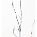 4'H Indoor/Outdoor Silver Metallic Tree with 112 Dual-Function Lights,65s94
