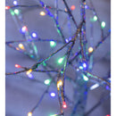 4'H Indoor/Outdoor Silver Metallic Tree with 112 Dual-Function Lights,65s94