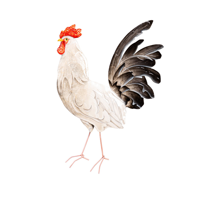 Rooster Capiz & Metal Wall Décor,6awd964