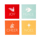 8x8" Metal Wall Panel, Festive Holiday, In CDU,6awd989