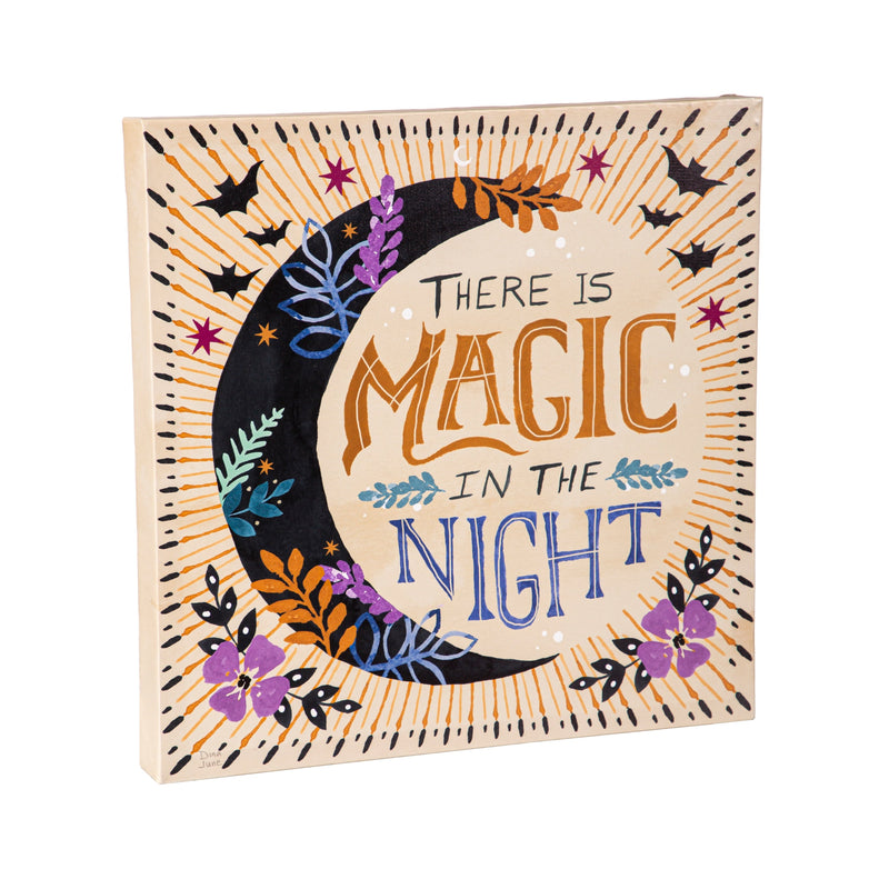 14" H x 14" L Outdoor Canvas, "There is Magic in the Night",6c107770