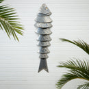 45" H Rustic Metal Fish Wall Decor,6m299a