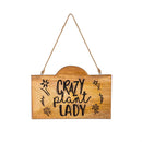 What She Shed Garden Sign, Wood, Wooden Garden Sign with Jute, Asst of 2